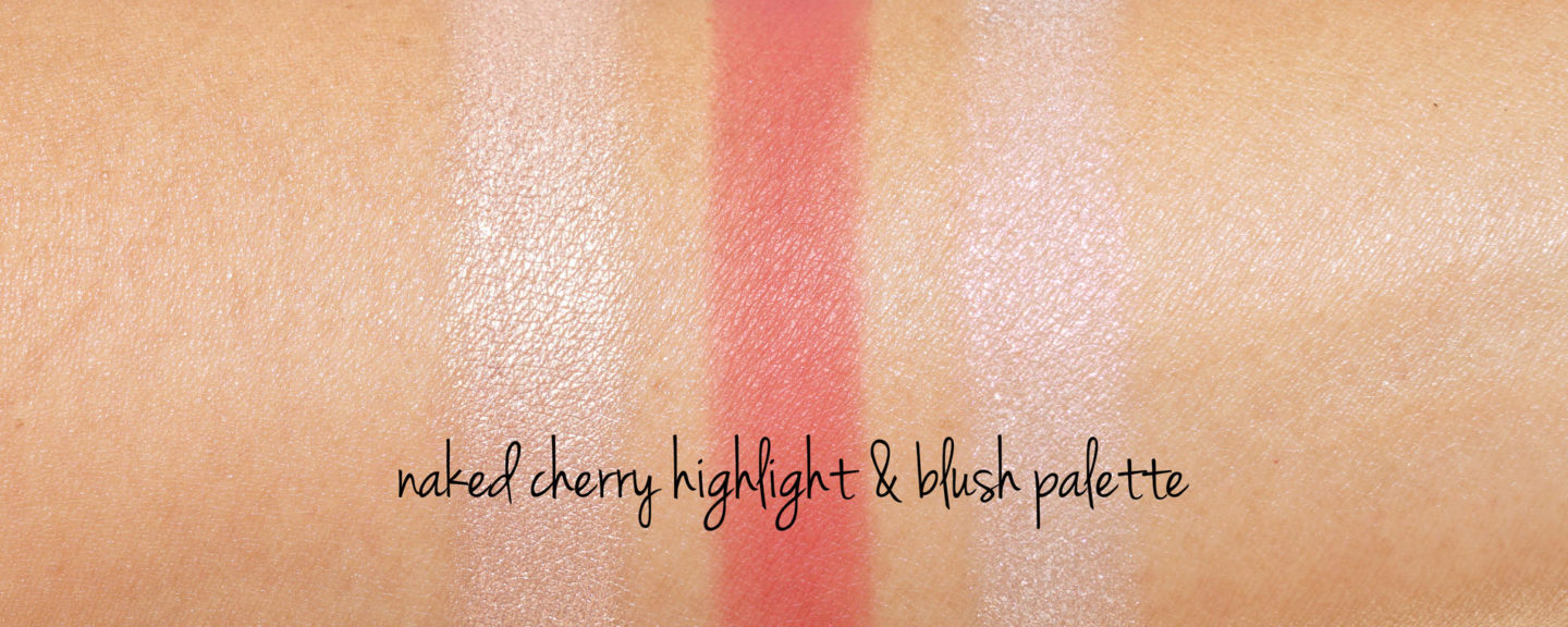 Nuance de cerise nue et palette de blush de Urban Decay
