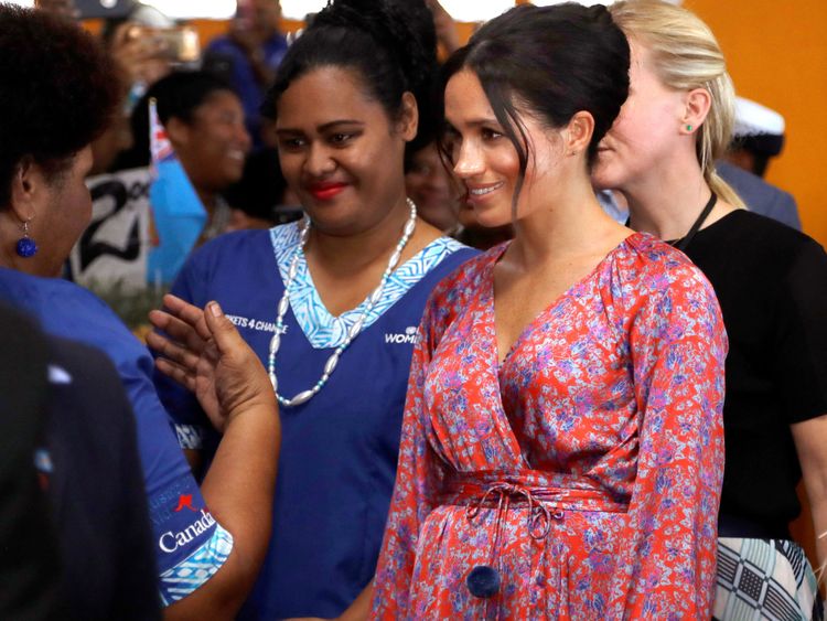 Meghan aux Fidji