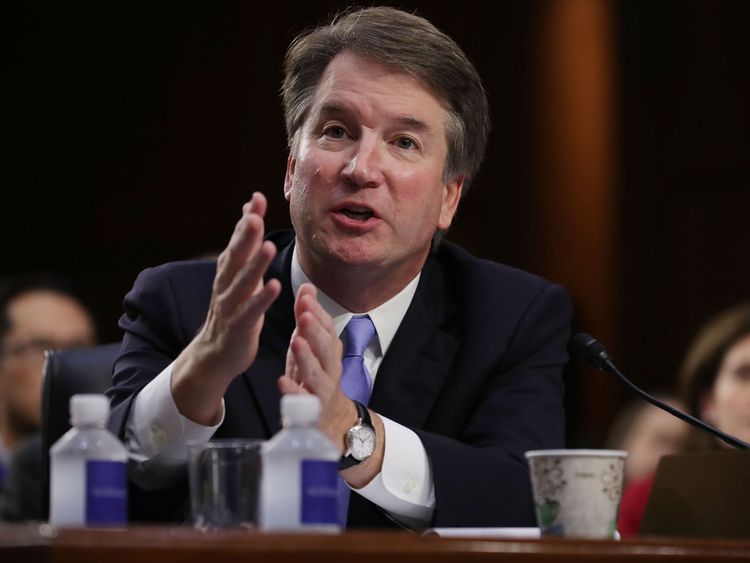 Brett Kavanaugh a dit qu'il était heureux de comparaître devant une audience du Sénat