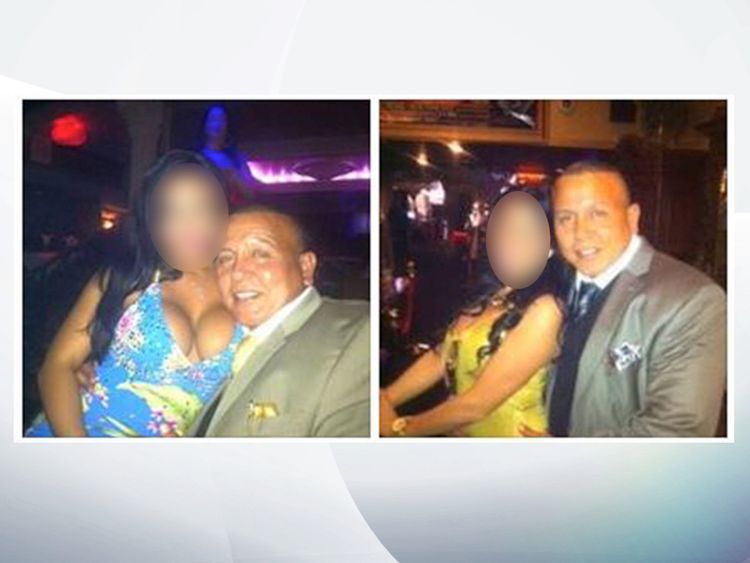 Sayoc a partagé plusieurs photos de lui avec une femme séduisante. Pic: Cesar Sayoc