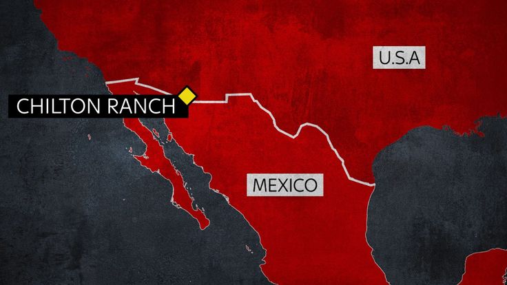 Le ranch est juste à la frontière américano-mexicaine