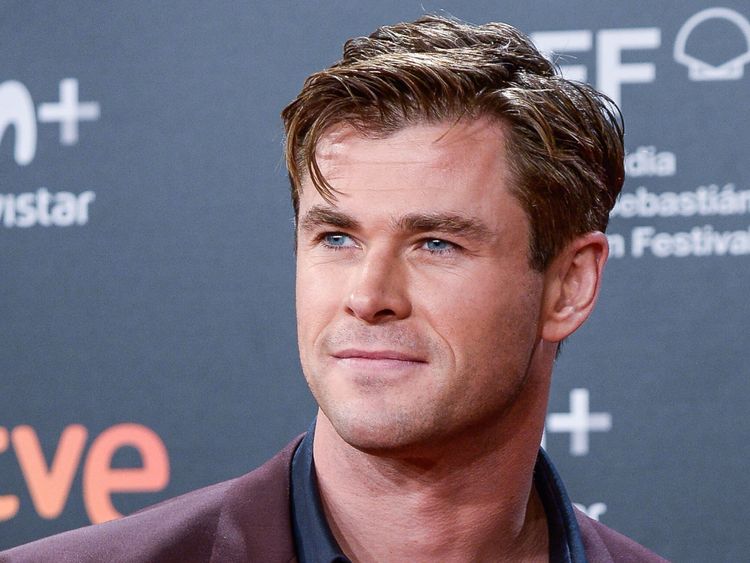 Chris Hemsworth sur le tapis rouge du gala de clôture du 66ème festival du film de Saint-Sébastien en Espagne 2018