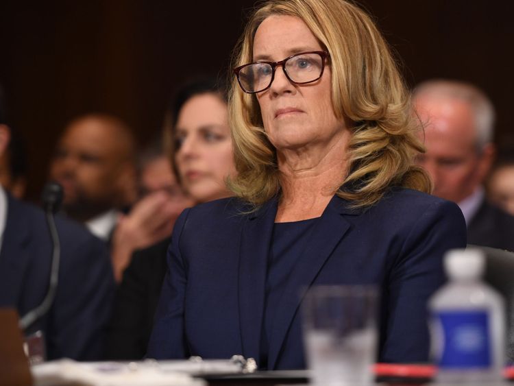 Christine Blasey Ford, la femme accusant Brett Kavanaugh, candidat à la Cour suprême, de l'avoir agressée sexuellement lors d'une fête il y a 36 ans