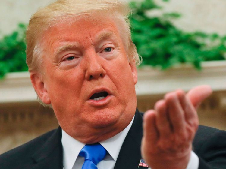 M. Trump a déclaré que son administration avait obtenu un ordre militaire de l'ordre de 110 milliards de dollars d'Arabie saoudite.