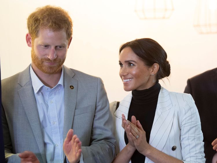 Le prince Harry et Meghan assistent à une réception à l'heure du déjeuner pour les concurrents des Jeux Invictus, leur famille et leurs amis à Sydney