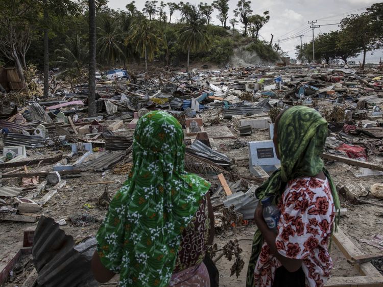 Des milliers de maisons ont été détruites par le séisme et le tsunami de vendredi dernier