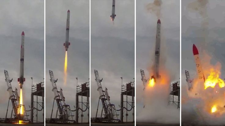Les vidéos capturées par Interstellars Technologies montrent l'échec du lancement de la fusée MOMO-2 à Taiki, dans la préfecture de Kokkaido