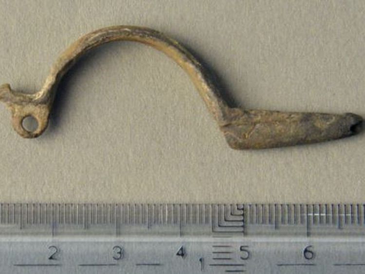 Cette broche a été trouvée lors de la recherche sur le site. Pic: Jonkopings lans museum