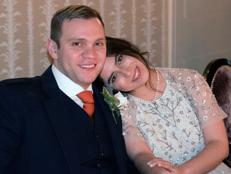 Matthew Hedges et son épouse Daniela Tejada 