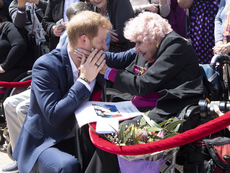 Le prince Harry a rencontré Daphne Dunn à Sydney