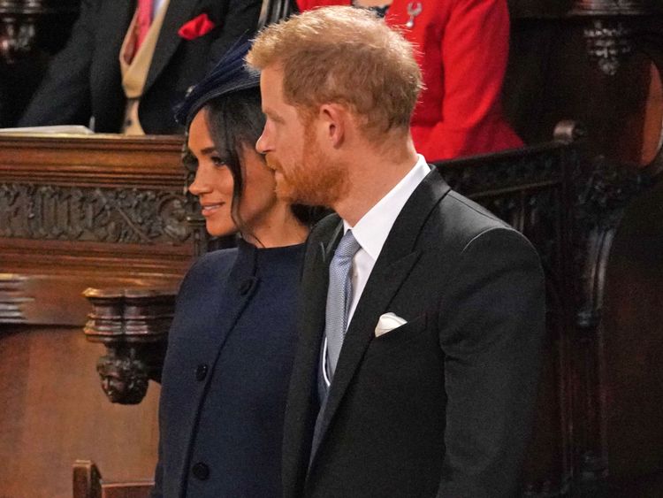 La duchesse de Sussex et le prince Harry