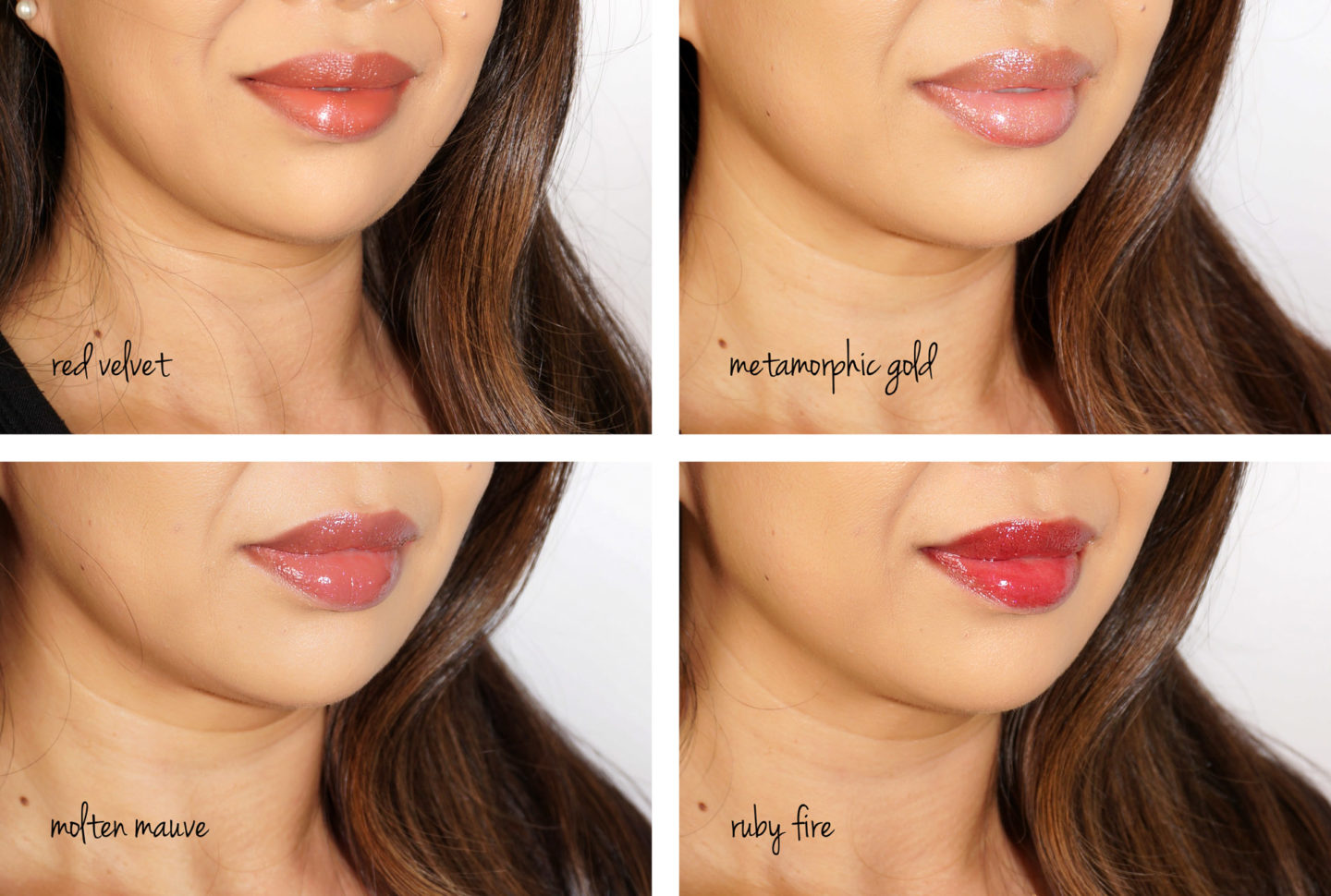 Becca Volcan Déesse Glow Gloss et Becca Chrissy Red Velvet