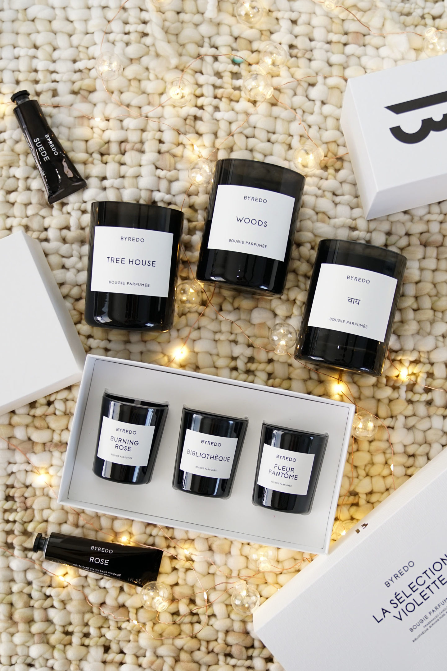 Le meilleur des bougies Byredo, Tree House, Woods et Chai + Minis | Le look book beauté