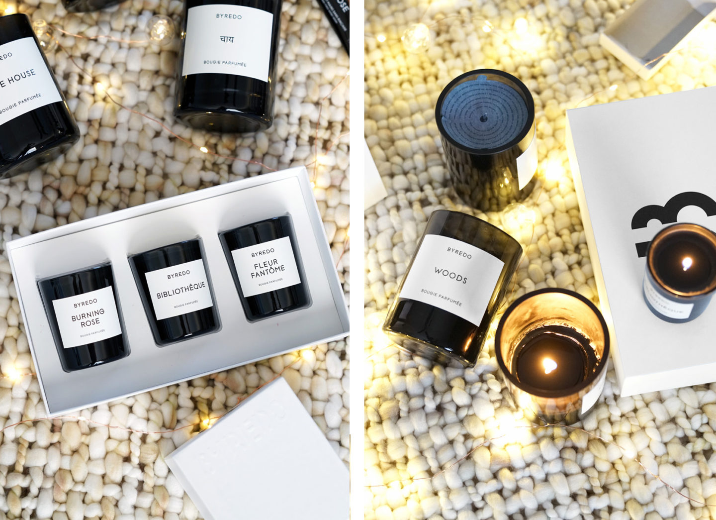 Trio de bougies Violette La Selection Byredo La