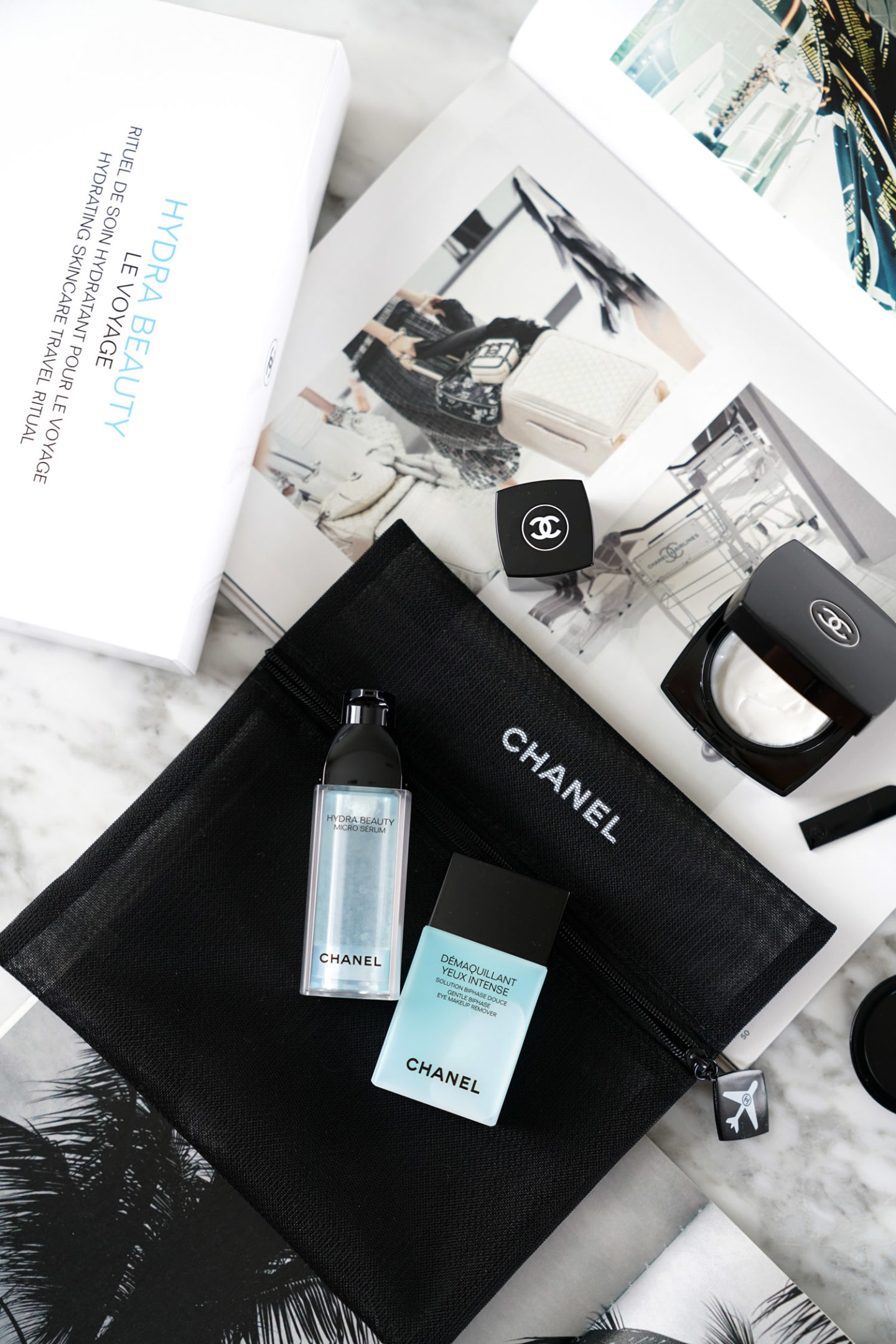 Chanel Hydra Beauty Le Voyage Set Review | Le look book beauté