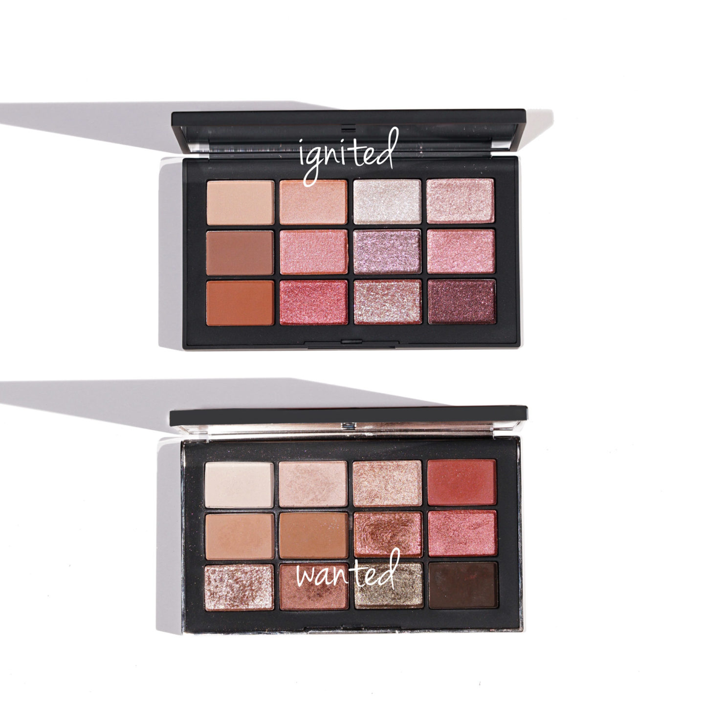 Palettes d'ombres à paupières NARS Ignited vs Wanted