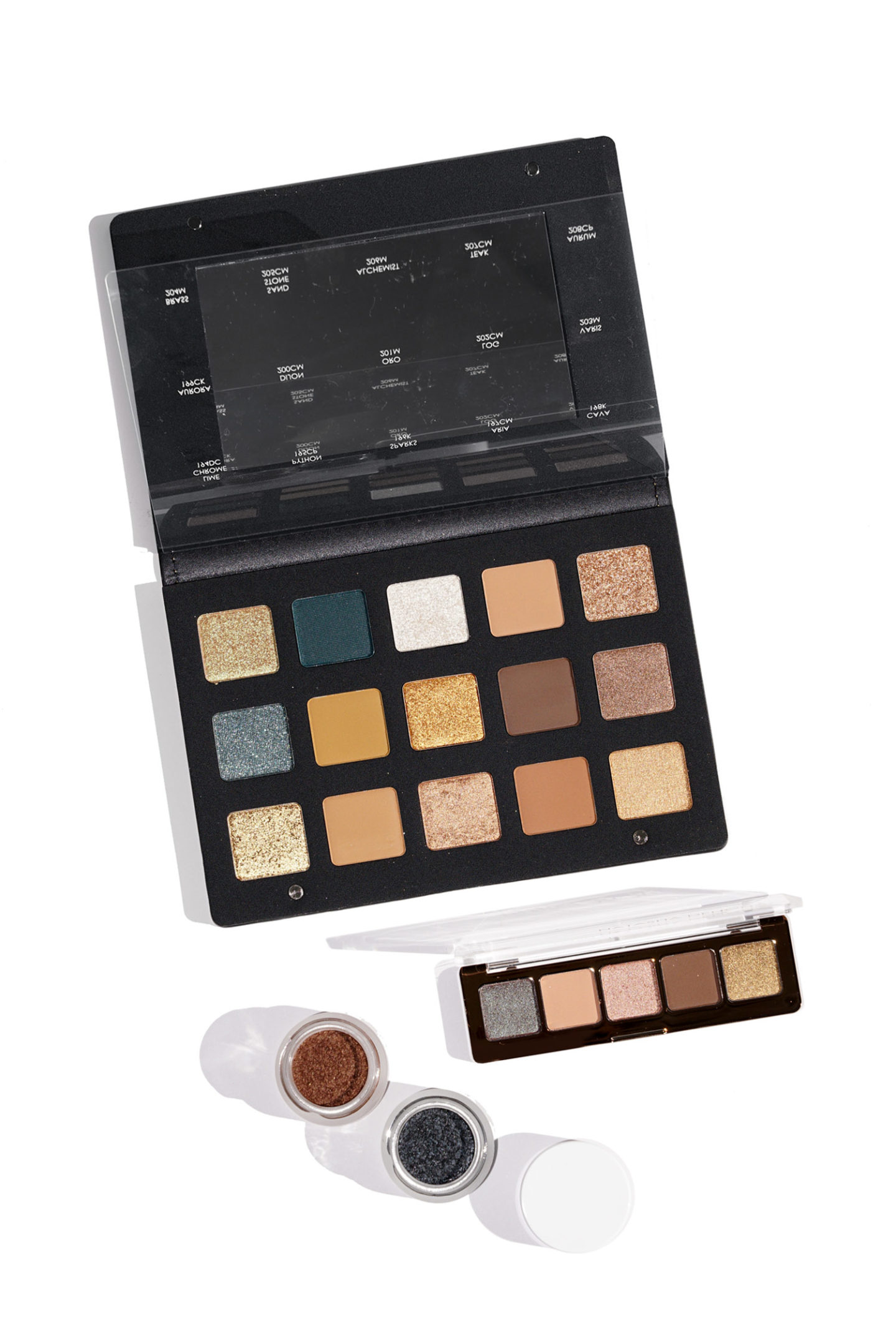Natasha Denona Holiday 2018, Palette d'or, Mini Star et Chroma Crystal Métal Bronze + Métal Noir Révision et nuanciers 