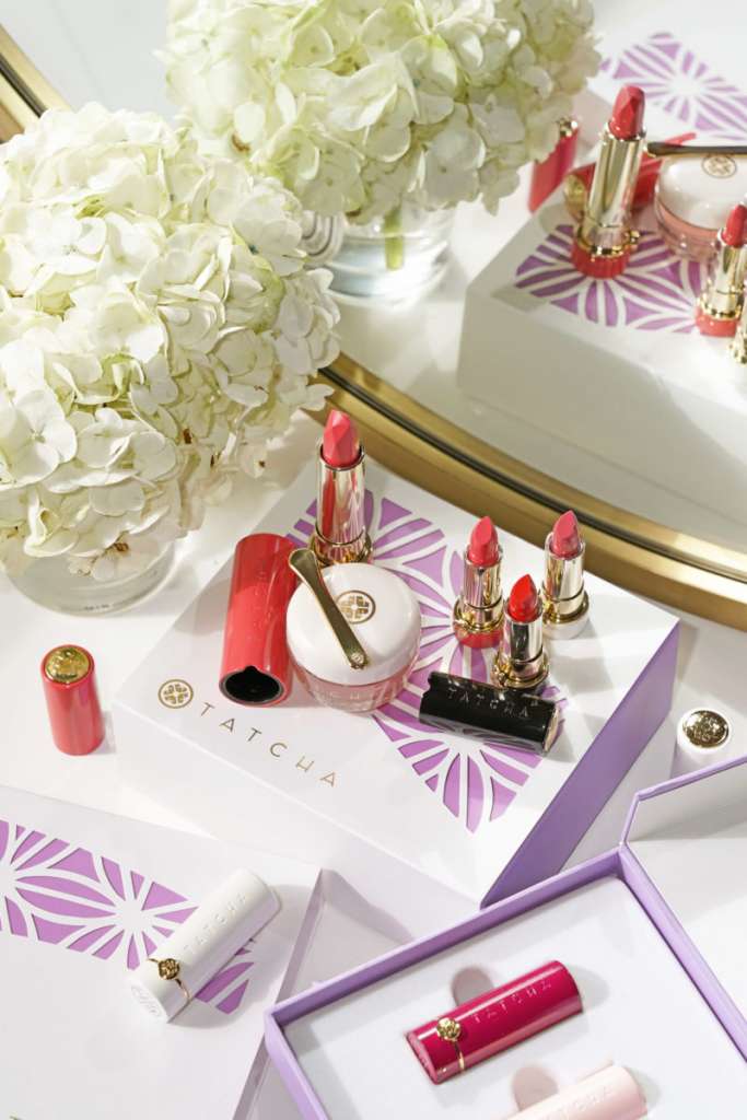 Ensemble de lèvres Tatcha Holiday 2018 + échantillons
