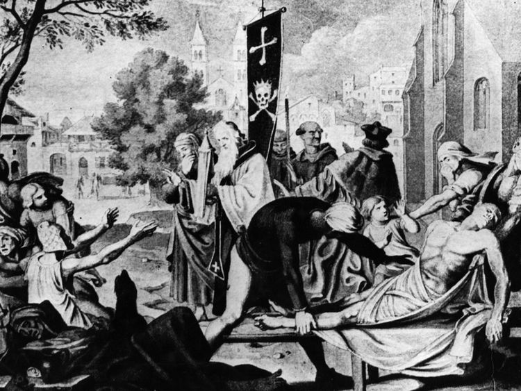 La peste noire a tué jusqu'à la moitié de la population européenne 