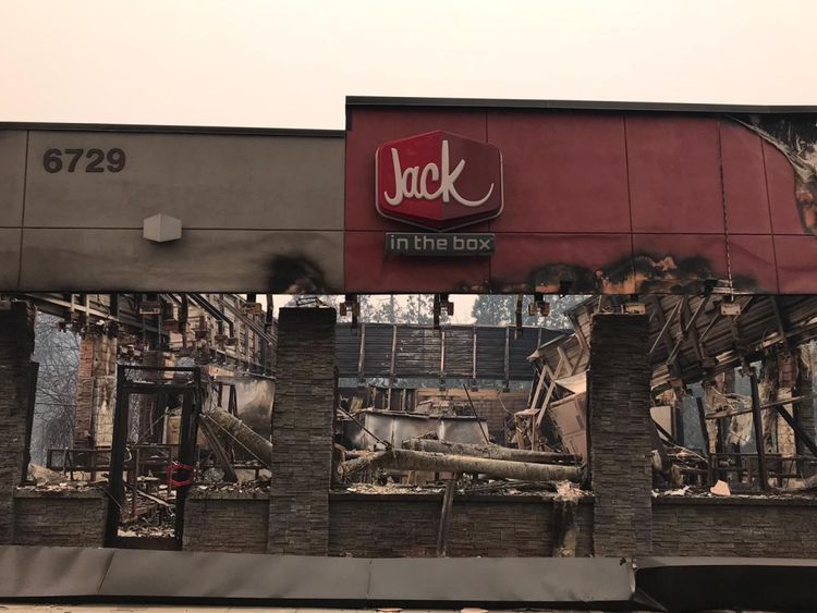 Jack in the Box possède des restaurants de restauration rapide dans 21 États