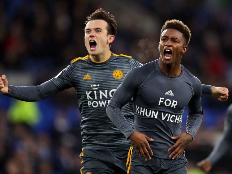lors du match de Premier League entre Cardiff City et Leicester City au Cardiff City Stadium le 3 novembre 2018 à Cardiff, Royaume-Uni.