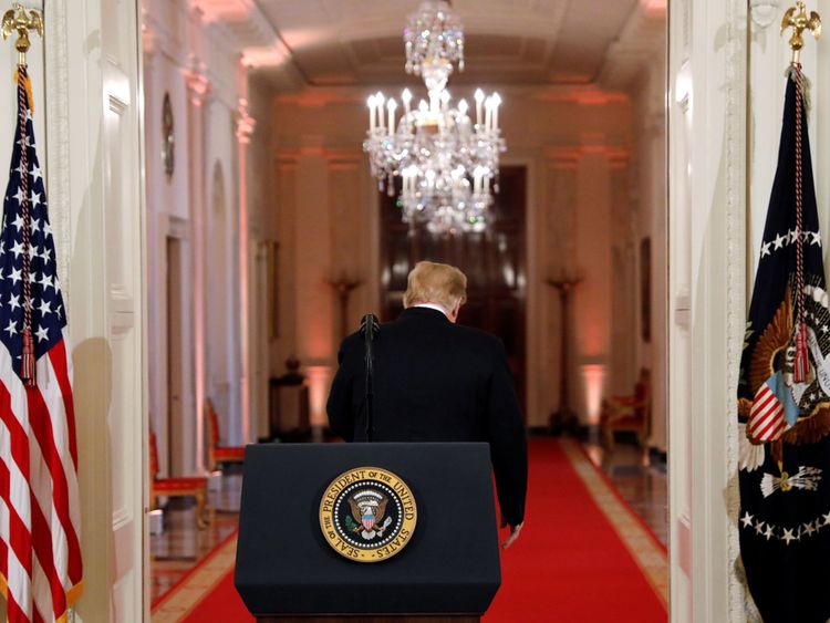 M. Trump est parti après avoir peu fait pour améliorer ses relations avec les médias