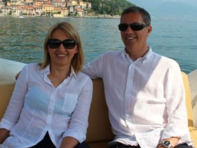 Eric Swaffer et sa partenaire Izabela Roza Lechowicz. Pic: Lucie Morris-Marr