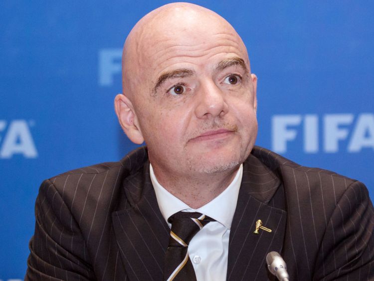 Le président de la FIFA, Gianni Infantino