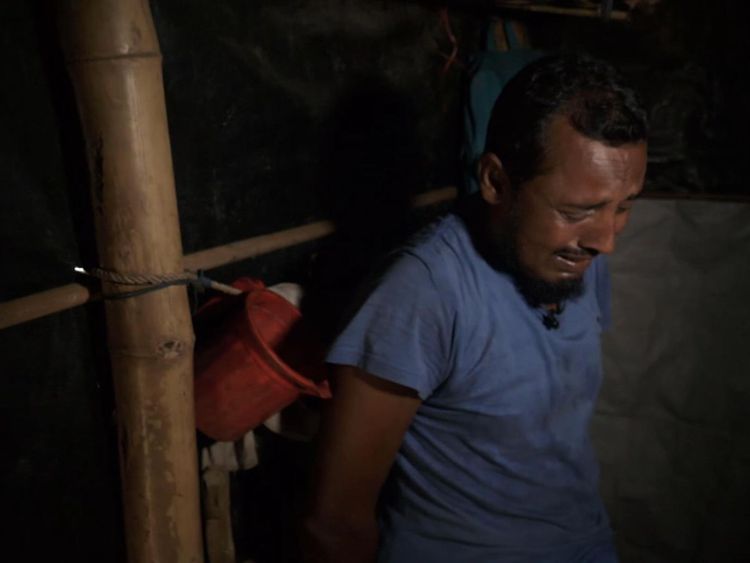 La femme et les enfants de Hussein Ahmed ont fui pour éviter de rentrer au Myanmar