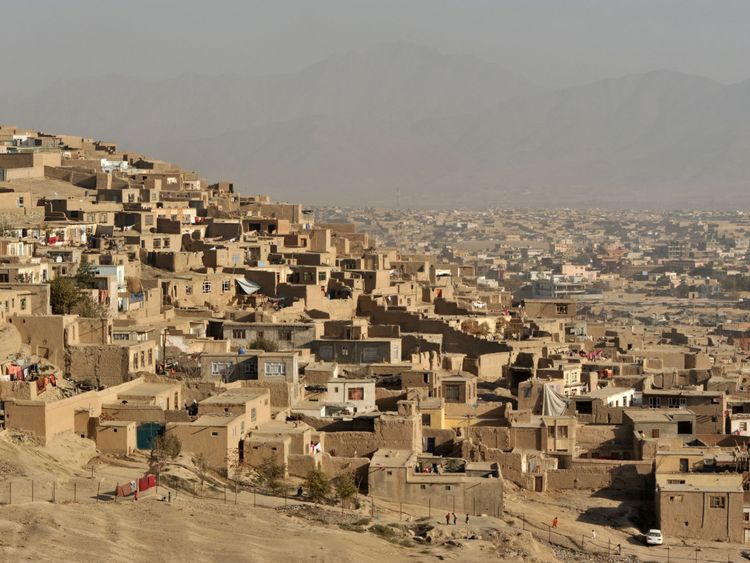 Une vue de la capitale afghane, Kaboul