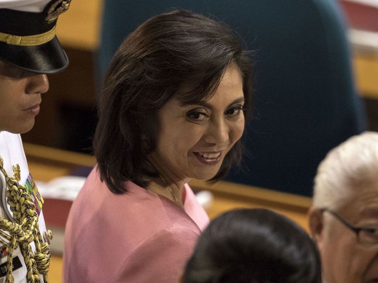 Vice-présidente philippine Leni Robredo