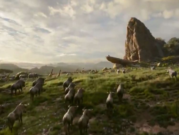 La bande-annonce montre le moment où Simba est révélé à Pride Rock