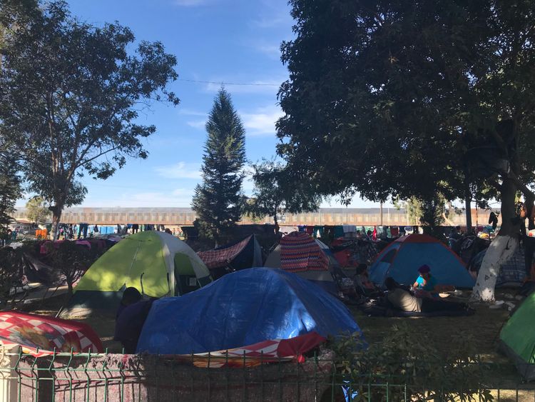 camp de migrants de tijuana - ciel nouvelles pic