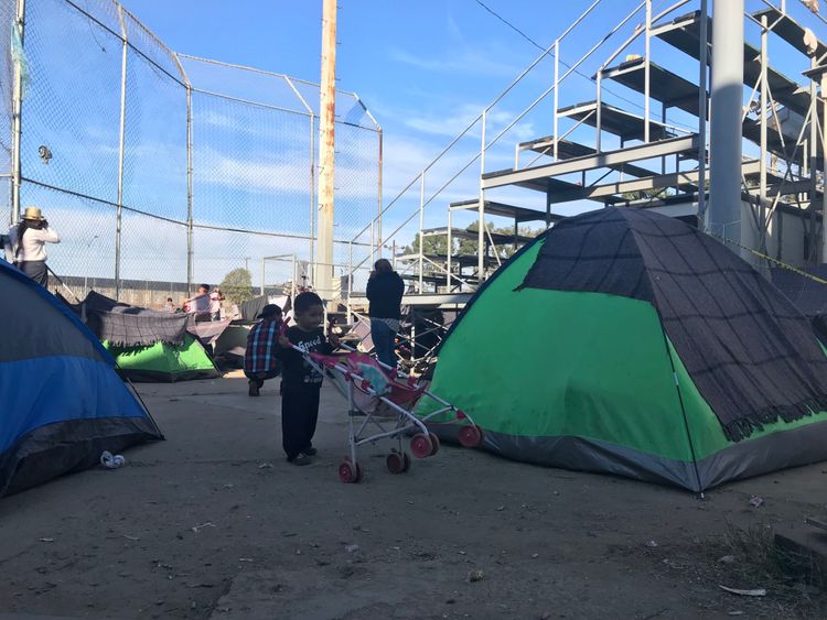 camp de migrants de tijuana - ciel nouvelles pic