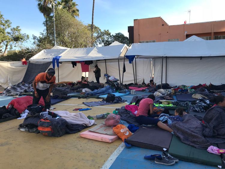 camp de migrants de tijuana - ciel nouvelles pic