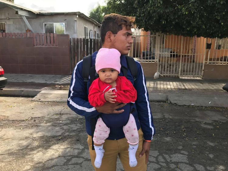 La caravane de migrants espère avoir accès aux États-Unis. Pic de Ramsay