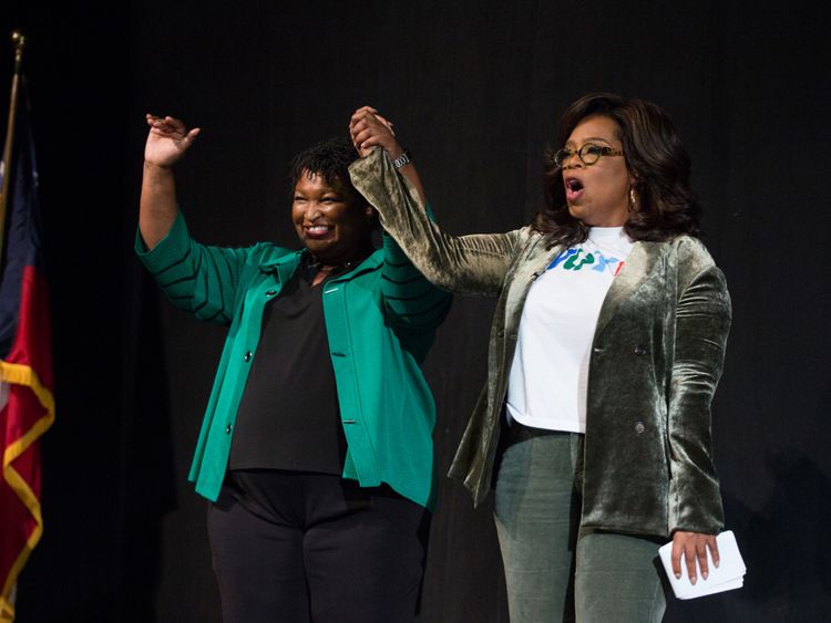 Oprah Winfrey soutient Stacey Abrams pour le gouverneur de Géorgie