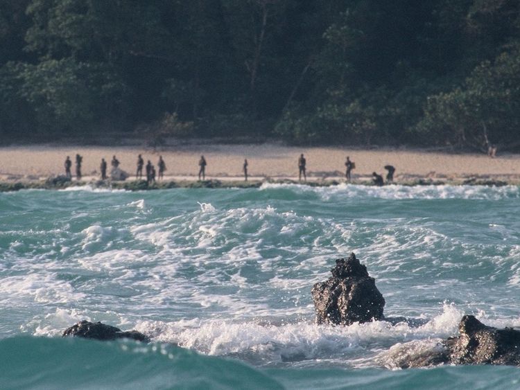 Les sentinelles montent la garde sur une plage de l'île. Photo: © Christian Caron - Creative Commons A-NC-SA