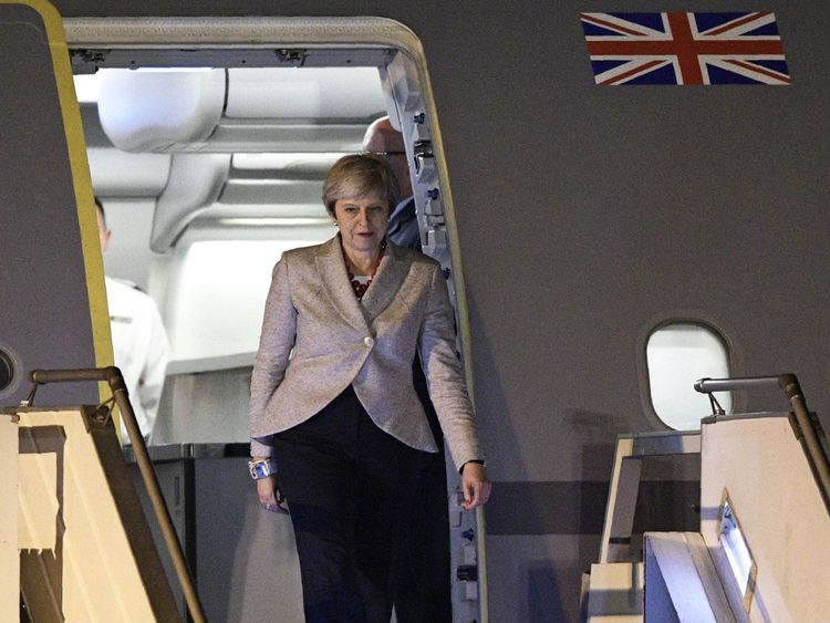La première ministre a l'intention de dire à ses confrères dirigeants mondiaux que le Royaume-Uni sera ouvert aux affaires après le Brexit