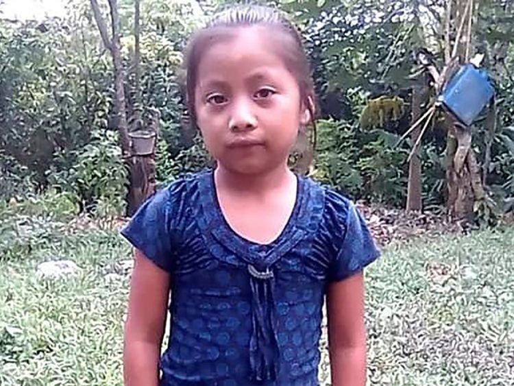 Jakelin Amei Rosmery, Caal Maquin, est décédé aux États-Unis. Pic: NBC News