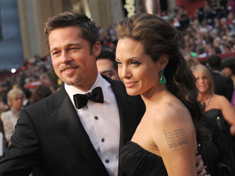 Le couple aux Oscars à Hollywood, février 2009