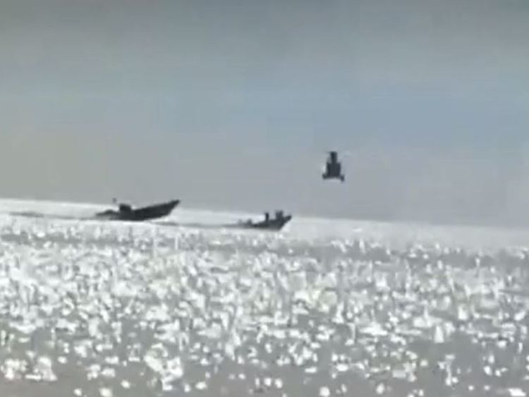 La poursuite en mer à grande vitesse a duré plusieurs kilomètres au large de la côte de la Costa del Sol