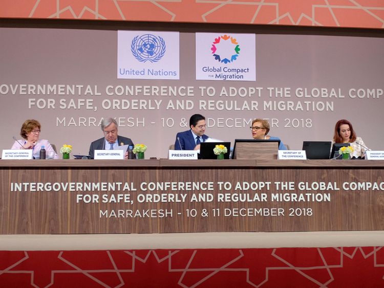 Le pacte mondial a été signé à Marrakech