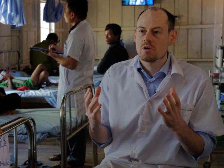 Dr James Callery de l'unité de recherche en médecine tropicale Mahidol Oxford