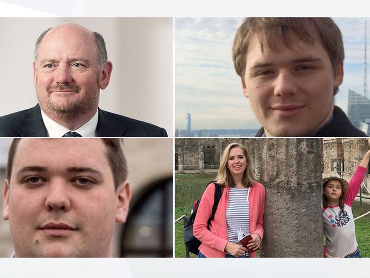 Richard Cousins, Cousins ​​Will, Ed Cousins, Emma et Heather Bowden