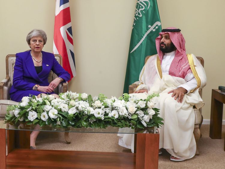 Le Premier ministre a déclaré au prince héritier qu'il fallait prendre des mesures pour mettre fin à un autre incident tel que le meurtre de Khashoggi. Photo: MOD Crown Coyright