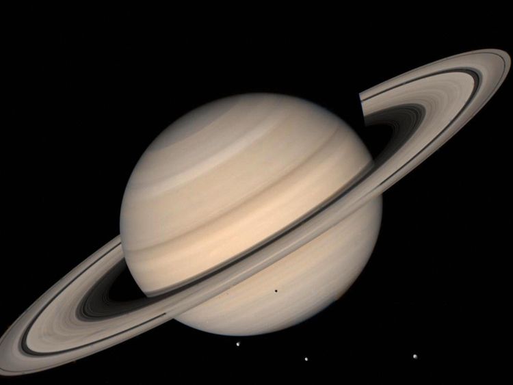 Une image de Saturne Voyager 2