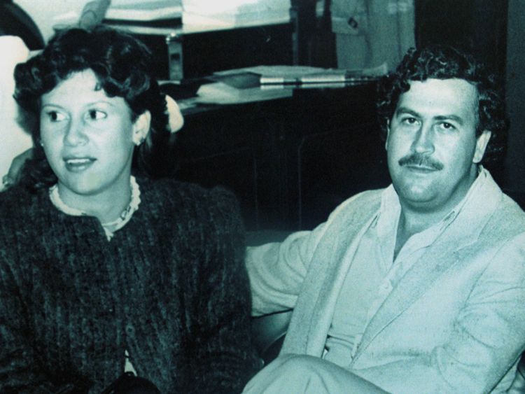 Pablo Escobar et son épouse Victoria Henao en 1983