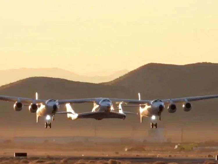 La VSS Unity a quitté jeudi le désert de Mojave 