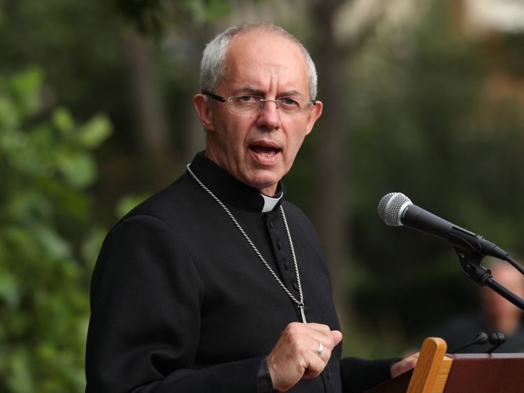 L'archevêque de Cantorbéry Justin Welby
